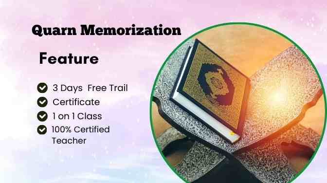 Online Quran memorization course illustration